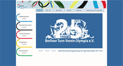 Desktop Screenshot of btv-olympia.de