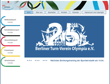 Tablet Screenshot of btv-olympia.de